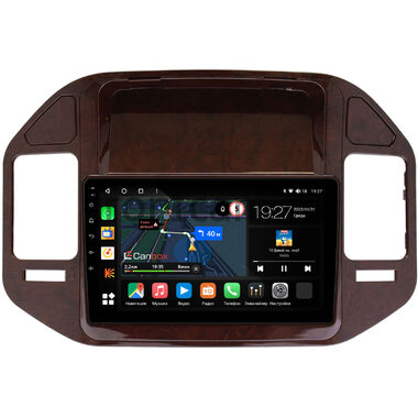 Mitsubishi Pajero 3, Montero 3 1999-2006 (дерево) Canbox M-Line 4542-9387 на Android 10 (4G-SIM, 4/64, DSP, QLed)