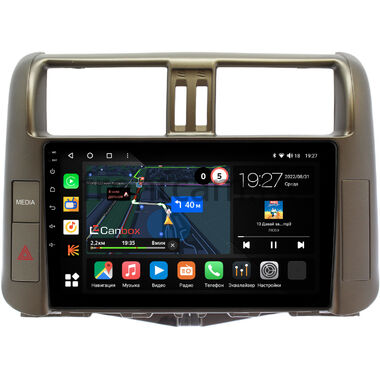 Toyota Land Cruiser Prado 150 2009-2013 (для авто с Navi и JBL Synthesis, цвет бронза) Canbox M-Line 4544-9005-1 на Android 10 (4G-SIM, 2/32, DSP, QLed)