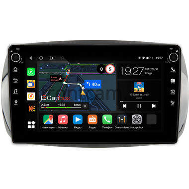 Smart Fortwo 3, Forfour 2 (2014-2024) Canbox M-Line 7801-9-019 на Android 10 (4G-SIM, 2/32, DSP, IPS) С крутилками