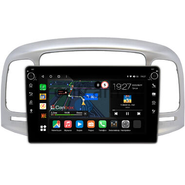 Hyundai Verna (2005-2010) Canbox M-Line 7801-9-069 на Android 10 (4G-SIM, 2/32, DSP, IPS) С крутилками