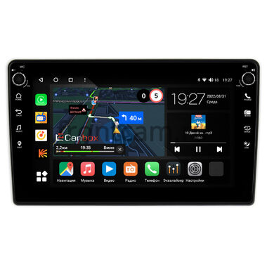 Toyota Hilux Surf 2002-2009 (100*200mm, матовая) Canbox M-Line 7801-9-1150 на Android 10 (4G-SIM, 2/32, DSP, IPS) С крутилками