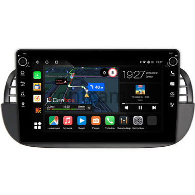 Fiat 500 2 (2007-2015) Canbox M-Line 7801-9-1394 на Android 10 (4G-SIM, 2/32, DSP, IPS) С крутилками