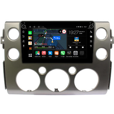 Toyota FJ Cruiser 2006-2022 (серебро) Canbox M-Line 7801-9-189 на Android 10 (4G-SIM, 2/32, DSP, IPS) С крутилками