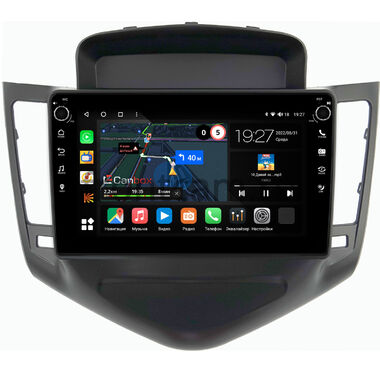 Chevrolet Cruze (2008-2012) (черная) Canbox M-Line 7801-9010 на Android 10 (4G-SIM, 2/32, DSP, IPS) С крутилками