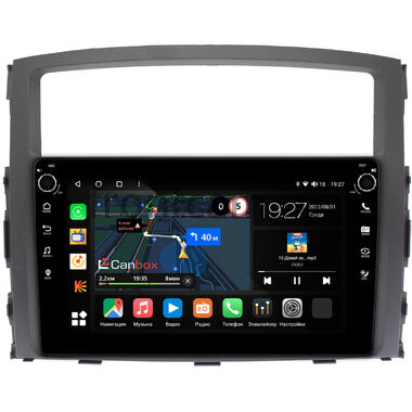 Mitsubishi Pajero 4 2006-2024 (для авто с Rockford) Canbox M-Line 7801-9070 на Android 10 (4G-SIM, 2/32, DSP, IPS) С крутилками