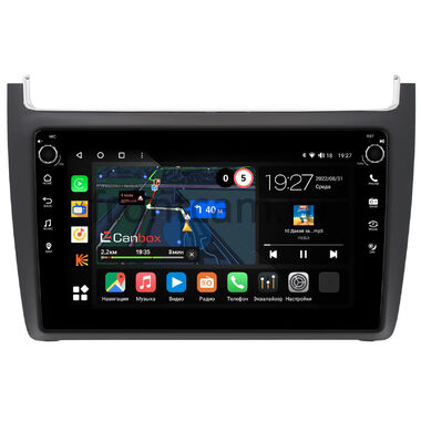 Volkswagen Polo 5 2009-2020 (матовая) Canbox M-Line 7801-9091 на Android 10 (4G-SIM, 2/32, DSP, IPS) С крутилками