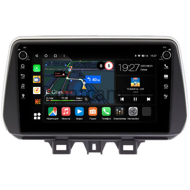 Hyundai Tucson 3 (2018-2021) Canbox M-Line 7801-9158 на Android 10 (4G-SIM, 2/32, DSP, IPS) С крутилками
