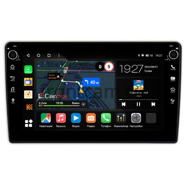 Hyundai H1 2, Grand Starex 2007-2015 (черная) Canbox M-Line 7801-9284 на Android 10 (4G-SIM, 2/32, DSP, IPS) С крутилками