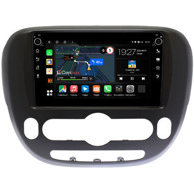 Kia Soul 2 2013-2019 (с климат-контролем, матовая) Canbox M-Line 7801-9390 на Android 10 (4G-SIM, 2/32, DSP, IPS) С крутилками