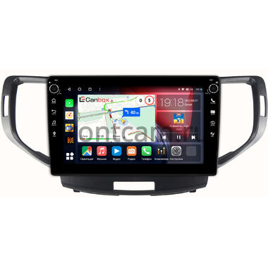 Honda Accord 8 2007-2015 Canbox H-Line 7802-9-1358 на Android 10 (4G-SIM, 4/32, DSP, IPS) С крутилками