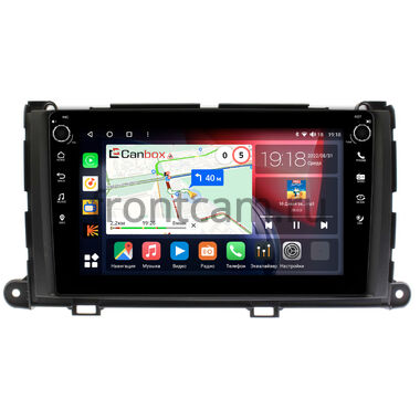 Toyota Sienna 3 (2010-2014) Canbox H-Line 7802-9-202 Android 10 (4G-SIM, 4/32, DSP, IPS) С крутилками