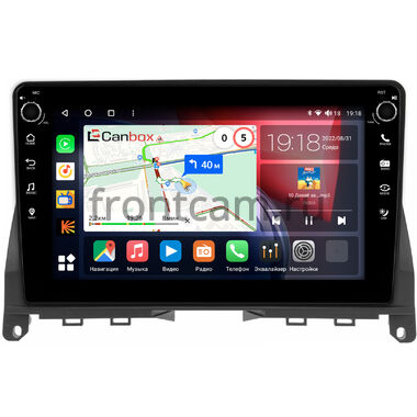 Mercedes-Benz C-klasse (w204) 2006-2011 (черная) Canbox H-Line 7802-9-702 на Android 10 (4G-SIM, 4/32, DSP, IPS) С крутилками