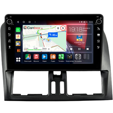 Volvo XC-60 2008-2017 (матовая, темно-серая) Canbox H-Line 7802-9-788 на Android 10 (4G-SIM, 4/32, DSP, IPS) С крутилками