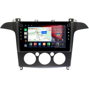 Ford S-Max, Galaxy 2 (2006-2015) (с кондиционером) Canbox H-Line 7802-9-FR098N на Android 10 (4G-SIM, 4/32, DSP, IPS) С крутилками