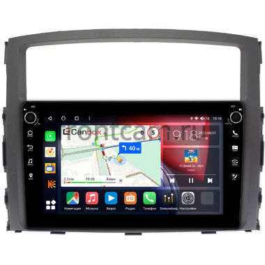 Mitsubishi Pajero 4 2006-2024 (для авто без Rockford) Canbox H-Line 7802-9069 на Android 10 (4G-SIM, 4/32, DSP, IPS) С крутилками