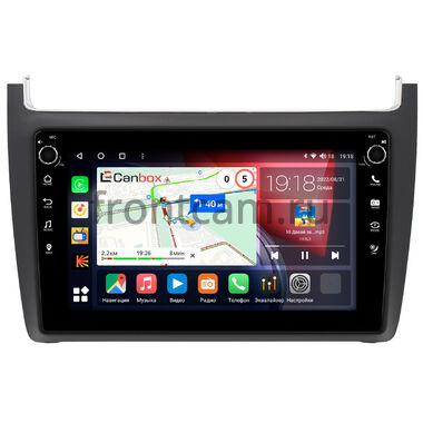 Volkswagen Polo 5 2009-2020 (матовая) Canbox H-Line 7802-9091 на Android 10 (4G-SIM, 4/32, DSP, IPS) С крутилками