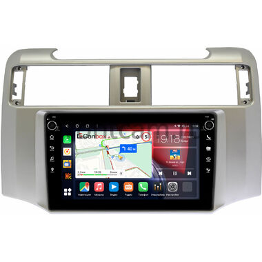 Toyota 4Runner 5 (2009-2024) Canbox H-Line 7802-9380 на Android 10 (4G-SIM, 4/32, DSP, IPS) С крутилками