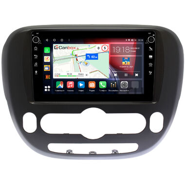 Kia Soul 2 2013-2019 (с климат-контролем, матовая) Canbox H-Line 7802-9390 на Android 10 (4G-SIM, 4/32, DSP, IPS) С крутилками