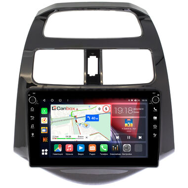 Chevrolet Spark (2009-2016), Spark 3 (M300) (2020-2024) (глянцевая) Canbox H-Line 7803-9164 Android 10 (4G-SIM, 4/64, DSP, IPS) С крутилками