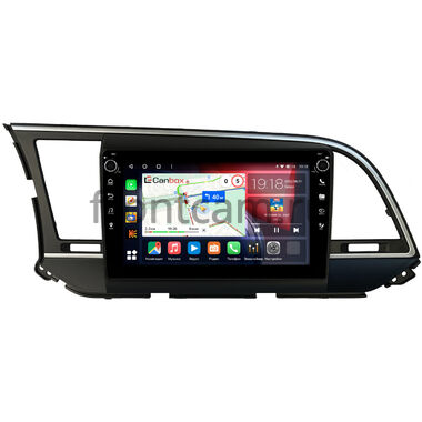 Hyundai Elantra 6 (AD) 2015-2019 (для авто без камеры) Canbox H-Line 7804-9025 на Android 10 (4G-SIM, 6/128, DSP, IPS) С крутилками