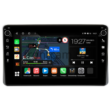 Renault Arkana, Duster 2, Master (2019-2024) Canbox M-Line 7805-10-1470 на Android 10 (4G-SIM, 2/32, DSP, QLed) С крутилками