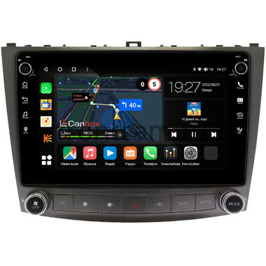 Lexus IS 2 (2005-2016) Canbox M-Line 7825-10-250 на Android 10 (4G-SIM, 2/32, DSP, QLed) С крутилками