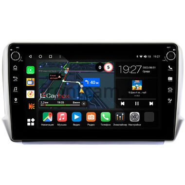 Peugeot 208, 2008 2013-2019 Canbox M-Line 7805-10-732 на Android 10 (4G-SIM, 2/32, DSP, QLed) С крутилками