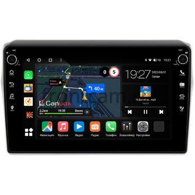 Suzuki Swift 5 2016-2024 (глянцевая) Canbox M-Line 7805-10-795 на Android 10 (4G-SIM, 2/32, DSP, QLed) С крутилками