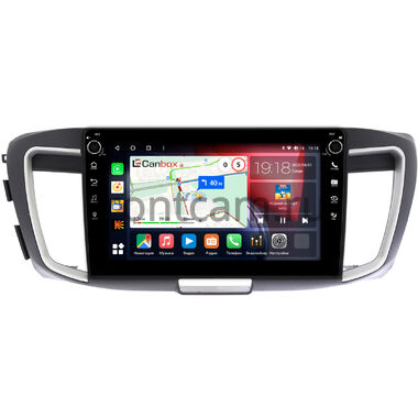 Honda Accord 9 (2012-2019) Canbox H-Line 7806-10-1156 на Android 10 (4G-SIM, 4/32, DSP, QLed) С крутилками