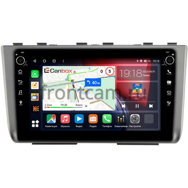 Hyundai Creta 2 2021-2024 (темно-серая) Canbox H-Line 7827-10-HY247T на Android 10 (4G-SIM, 4/64, DSP, QLed) С крутилками