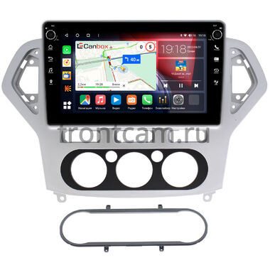 Ford Mondeo 4 2006-2010 (серебро) Canbox H-Line 7806-1017 на Android 10 (4G-SIM, 4/32, DSP, QLed) С крутилками