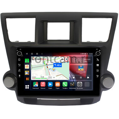 Toyota Highlander (U40) (2007-2013) (тип 2) Canbox H-Line 7806-1087 на Android 10 (4G-SIM, 4/32, DSP, QLed) С крутилками