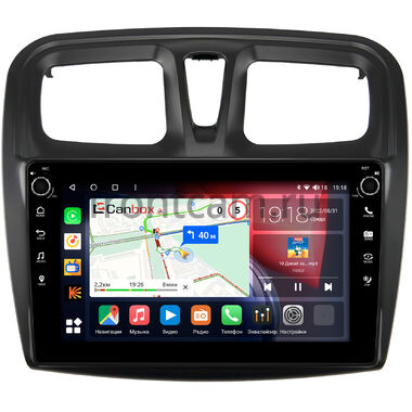 Renault Logan 2, Sandero 2 (Stepway) 2012-2022 (10 дюймов) Canbox H-Line 7806-1090 на Android 10 (4G-SIM, 4/32, DSP, QLed) С крутилками