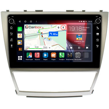 Toyota Camry XV40 2006-2011 Canbox H-Line 7807-1063 на Android 10 (4G-SIM, 4/64, DSP, QLed) С крутилками