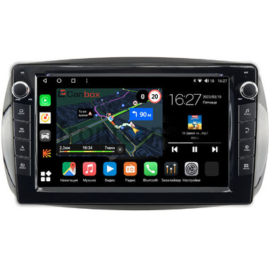 Smart Fortwo 3, Forfour 2 (2014-2024) Canbox M-Line 7821-9-019 на Android 10 (4G-SIM, 2/32, DSP, IPS) С крутилками