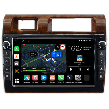 Toyota Land Cruiser 70 2007-2022 (дерево) Canbox M-Line 7821-9-1121 на Android 10 (4G-SIM, 2/32, DSP, IPS) С крутилками