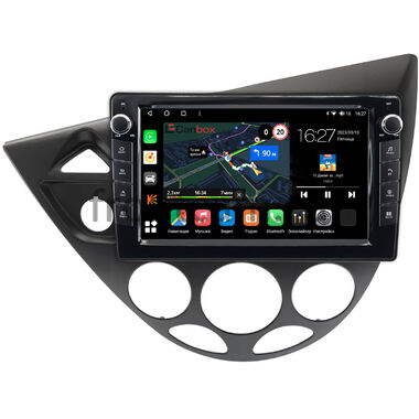 Ford Focus 1998-2005 (черная) Canbox M-Line 7821-9-1716 на Android 10 (4G-SIM, 2/32, DSP, IPS) С крутилками