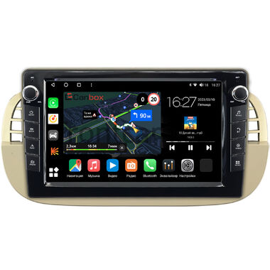 Fiat 500 2 (2007-2015) Canbox M-Line 7821-9-2805 на Android 10 (4G-SIM, 2/32, DSP, IPS) С крутилками