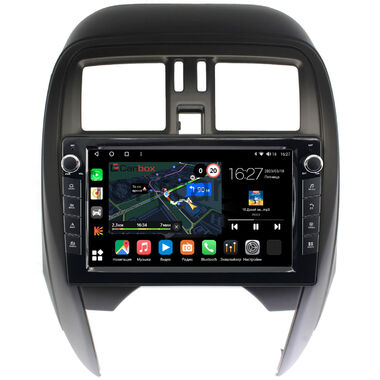 Nissan March (K13) (2013-2024) Canbox M-Line 7821-9-NI097N на Android 10 (4G-SIM, 2/32, DSP, IPS) С крутилками