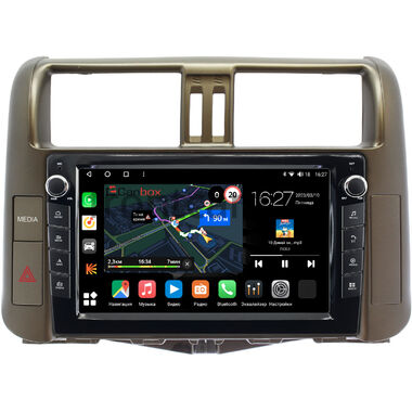 Toyota Land Cruiser Prado 150 2009-2013 (для авто с Navi и JBL Synthesis, цвет бронза) Canbox M-Line 7821-9005-1 на Android 10 (4G-SIM, 2/32, DSP, IPS) С крутилками