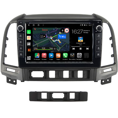 Hyundai Santa Fe 2 (2005-2012) Canbox M-Line 7821-9052 на Android 10 (4G-SIM, 2/32, DSP, IPS) С крутилками