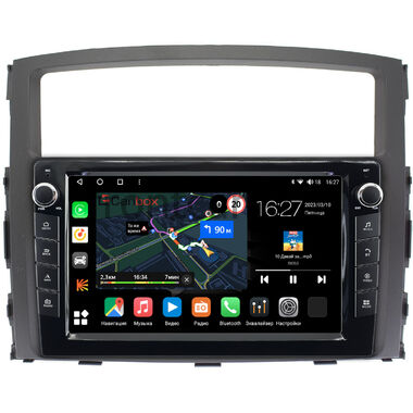 Mitsubishi Pajero 4 2006-2024 (для авто без Rockford) Canbox M-Line 7821-9069 на Android 10 (4G-SIM, 2/32, DSP, IPS) С крутилками