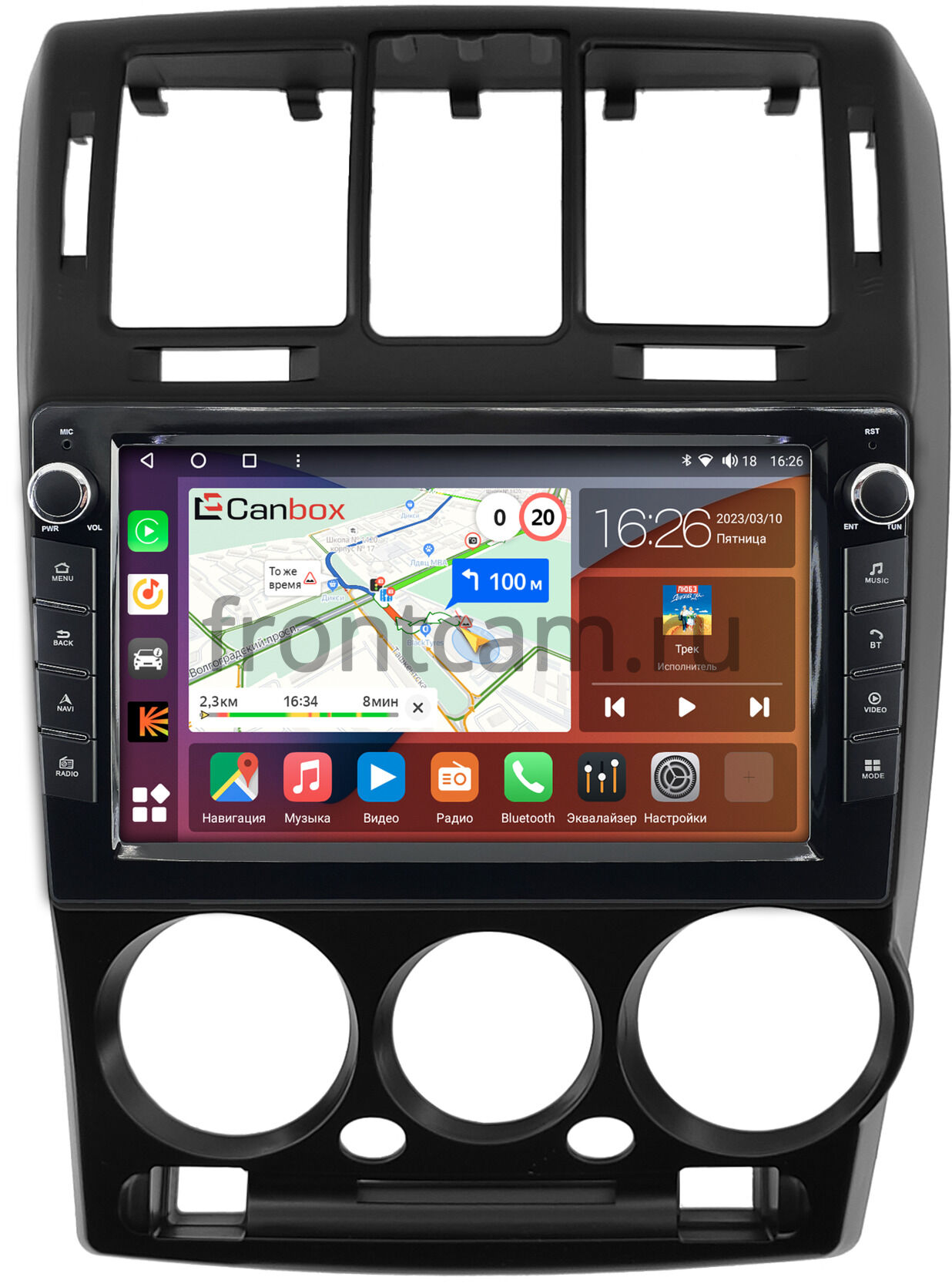 Штатная магнитола Canbox H-Line 7822-9-1321 для Hyundai Getz (2002-2011)  (черная) на Android 10 (4G-SIM, 4/32, DSP, IPS) С крутилками Купить в  городе Москва