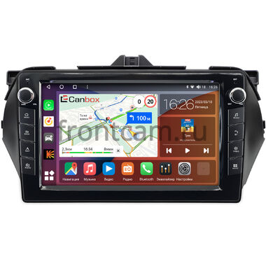 Suzuki Ciaz 2014-2019 Canbox H-Line 7822-9-1555 на Android 10 (4G-SIM, 4/32, DSP, IPS) С крутилками