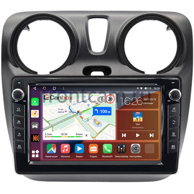 Renault Dokker 2012-2021 Canbox H-Line 7822-9-2819 на Android 10 (4G-SIM, 4/32, DSP, IPS) С крутилками