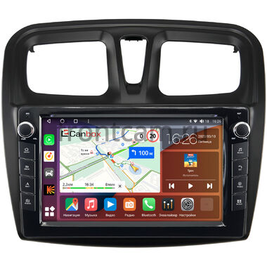 Renault Logan 2, Sandero 2 (Stepway) 2012-2022 (9 дюймов) Canbox H-Line 7822-9-3010 Android 10 (4G-SIM, 4/32, DSP, IPS) С крутилками