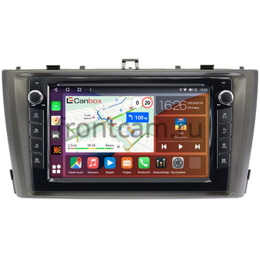 Toyota Avensis 3 2008-2015 (серая) Canbox H-Line 7822-9-3017 на Android 10 (4G-SIM, 4/32, DSP, IPS) С крутилками