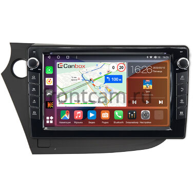 Honda Insight 2 2009-2014 (левый руль) Canbox H-Line 7822-9-303 на Android 10 (4G-SIM, 4/32, DSP, IPS) С крутилками