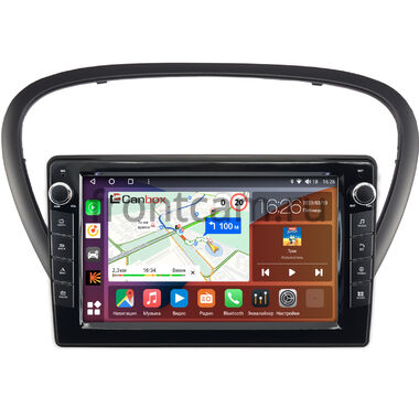 Peugeot 607 (2000-2010) Canbox H-Line 7822-9-6060 Android 10 (4G-SIM, 4/32, DSP, IPS) С крутилками