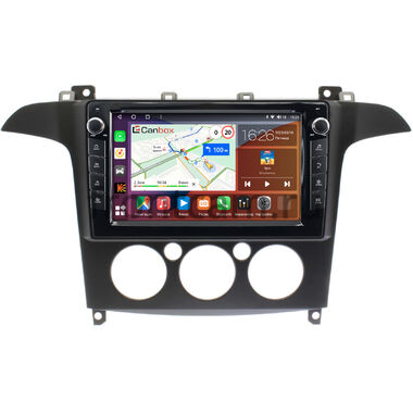 Ford S-Max, Galaxy 2 2006-2015 (с кондиционером) Canbox H-Line 7822-9-FR098N на Android 10 (4G-SIM, 4/32, DSP, IPS) С крутилками